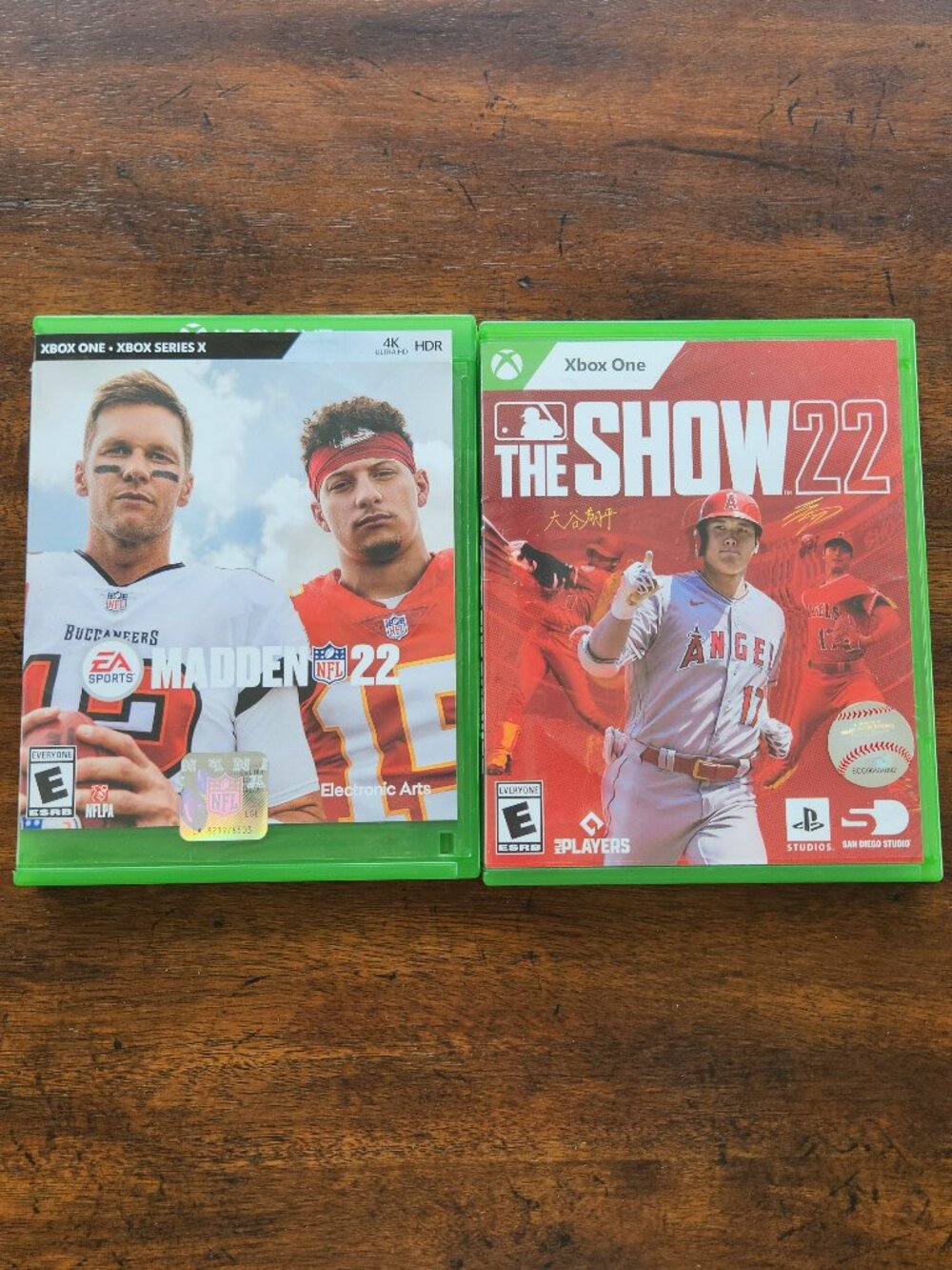 Madden NFL 22 and MLB The Show 22 for Xbox One